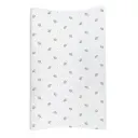 Matelas à langer 72x44cm Pure Leaves Taupe | Blanc
