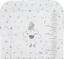 Matelas à langer 72x77cm Tiny Sheep | Blanc