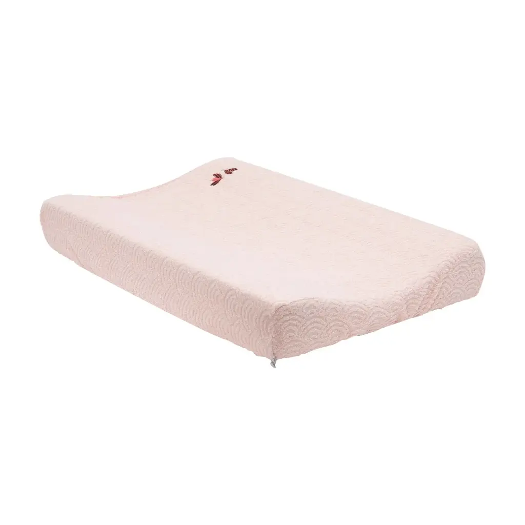 Housse matelas à langer Sweet Butterfly | Rose