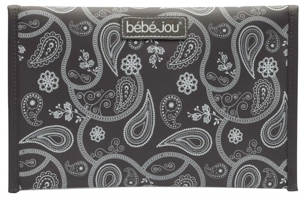 Pochette de couche Paisley | Anthracite