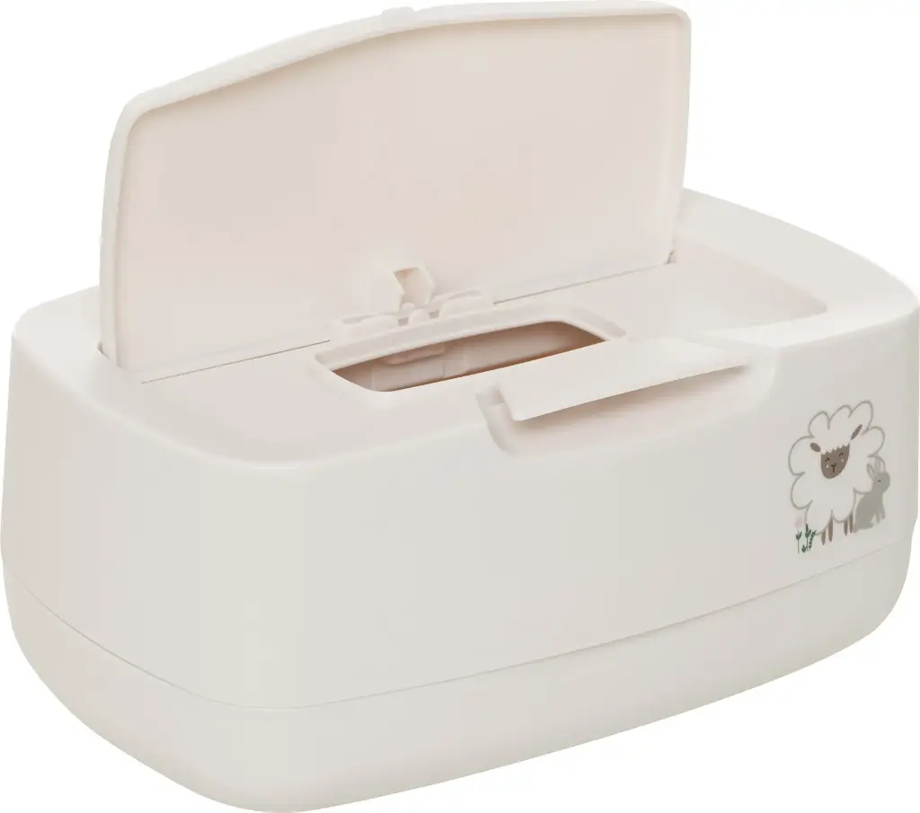 Easy wipe box Tiny Sheep | Ecru