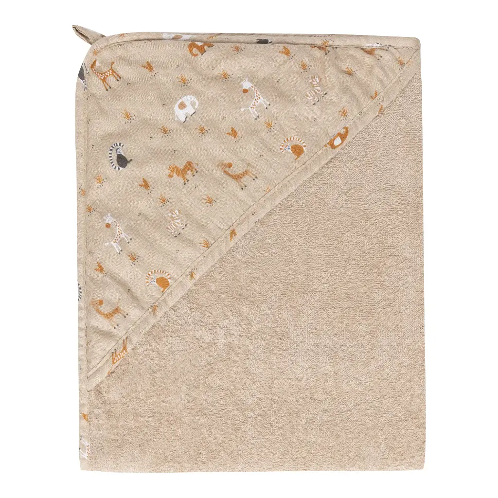 Cape de bain 75x85cm Steppe | Taupe