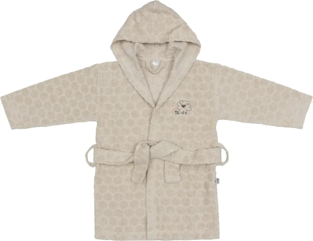 Peignoir de bain Tiny Sheep | Ecru