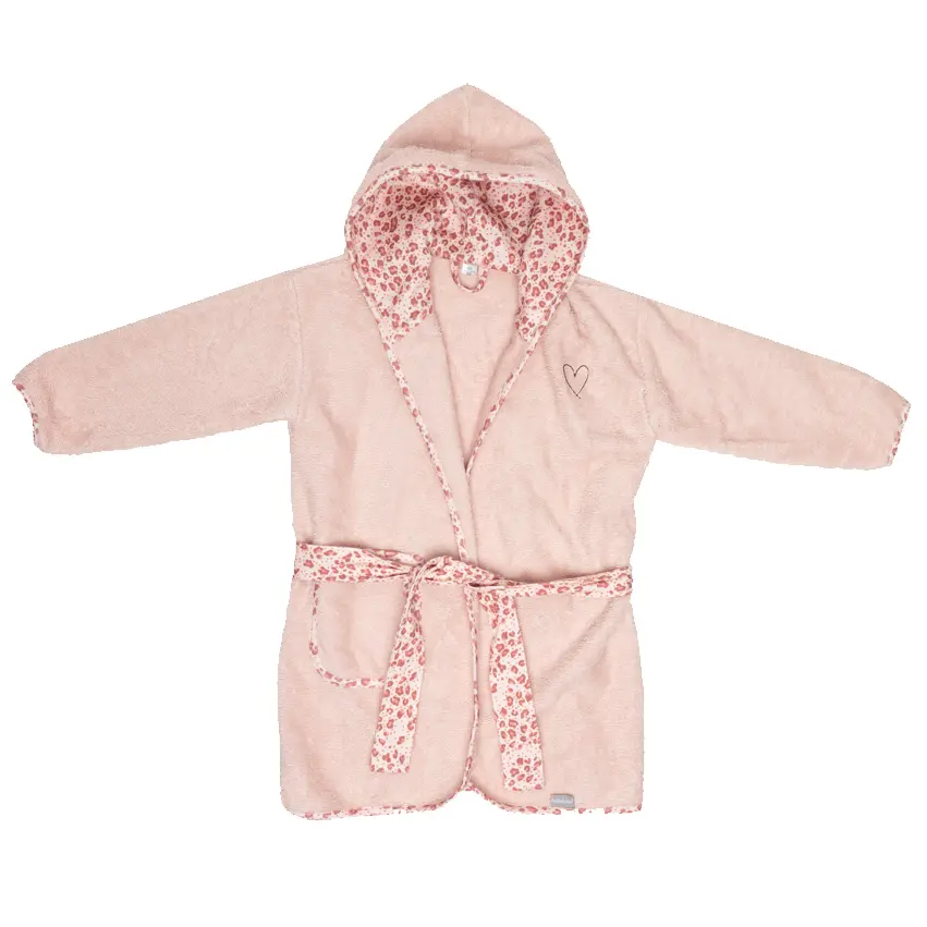 Badjas Leopard Pink | Roze