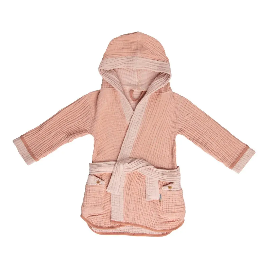 Badjas Tetra Pure Cotton Pink | Roze