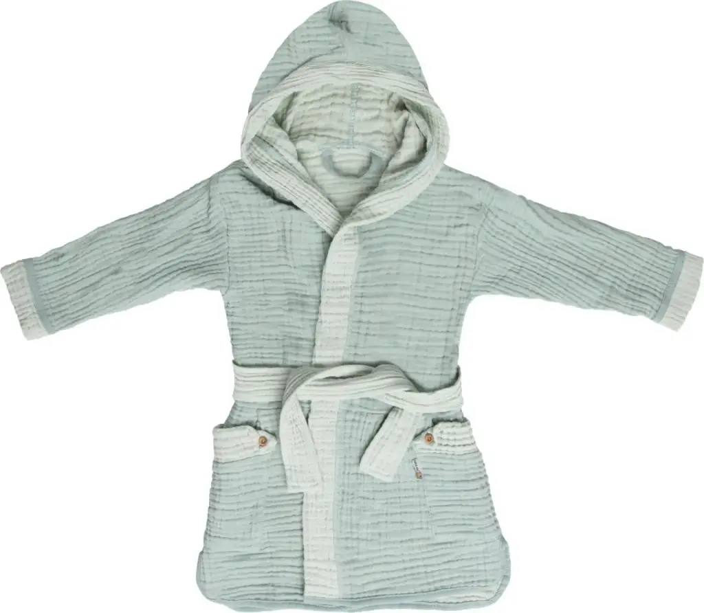 Badjas Tetra Pure Cotton Green | Groen