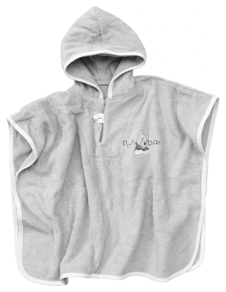Poncho Pooh Bear Grey | Gris