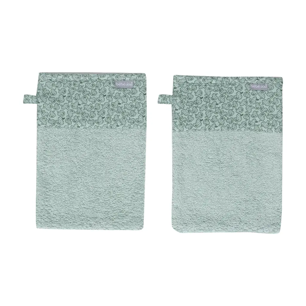 Washandjes 2 Stuks Sepp | Groen