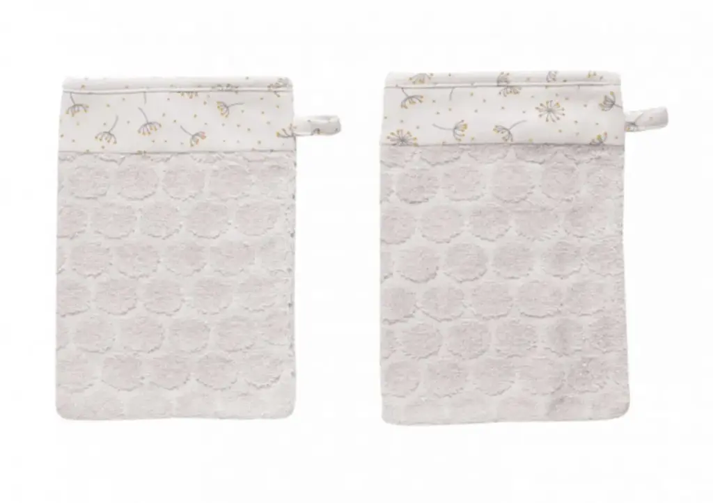 Wash mitts 2 Pieces Fabulous Wish Grey | Grey