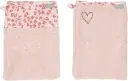 Gants de toilette 2 Pièces Leopard Pink | Rose