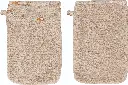 Washandjes 2 Stuks Steppe | Taupe