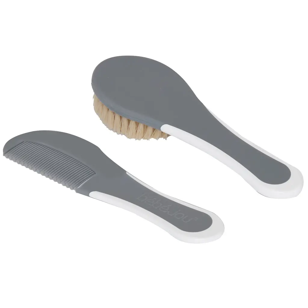 Brosse et peigne Griffin Grey | Anthracite