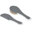 Brosse et peigne Griffin Grey | Anthracite