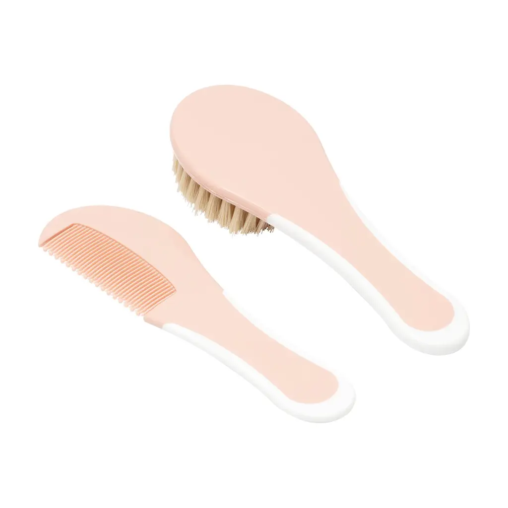 Brosse et peigne Pale Pink | Rose