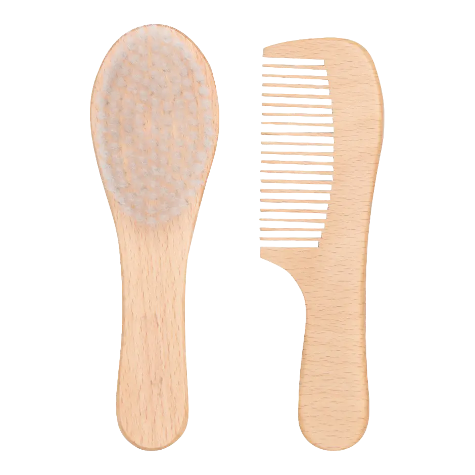 Brosse et peigne Bois de hêtre | Natural