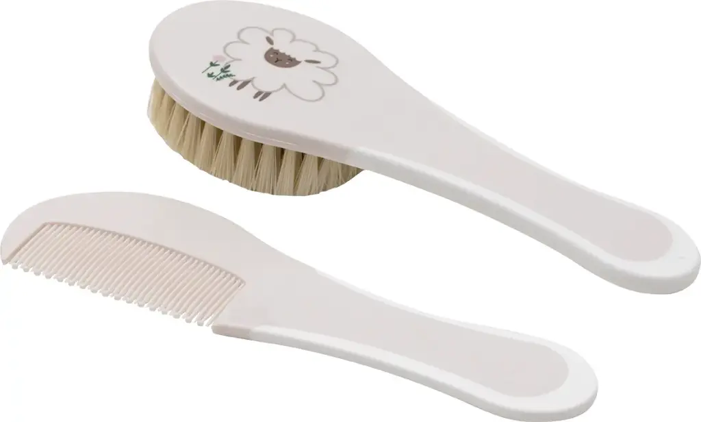Brosse et peigne Tiny Sheep | Ecru