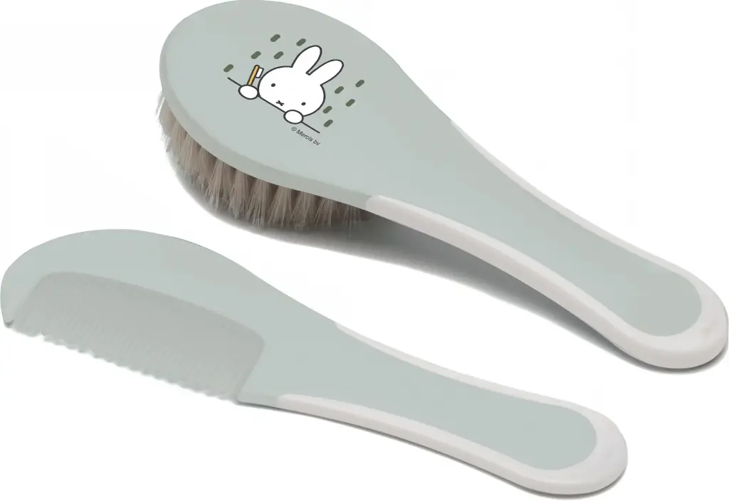 Brosse et peigne Miffy | Vert
