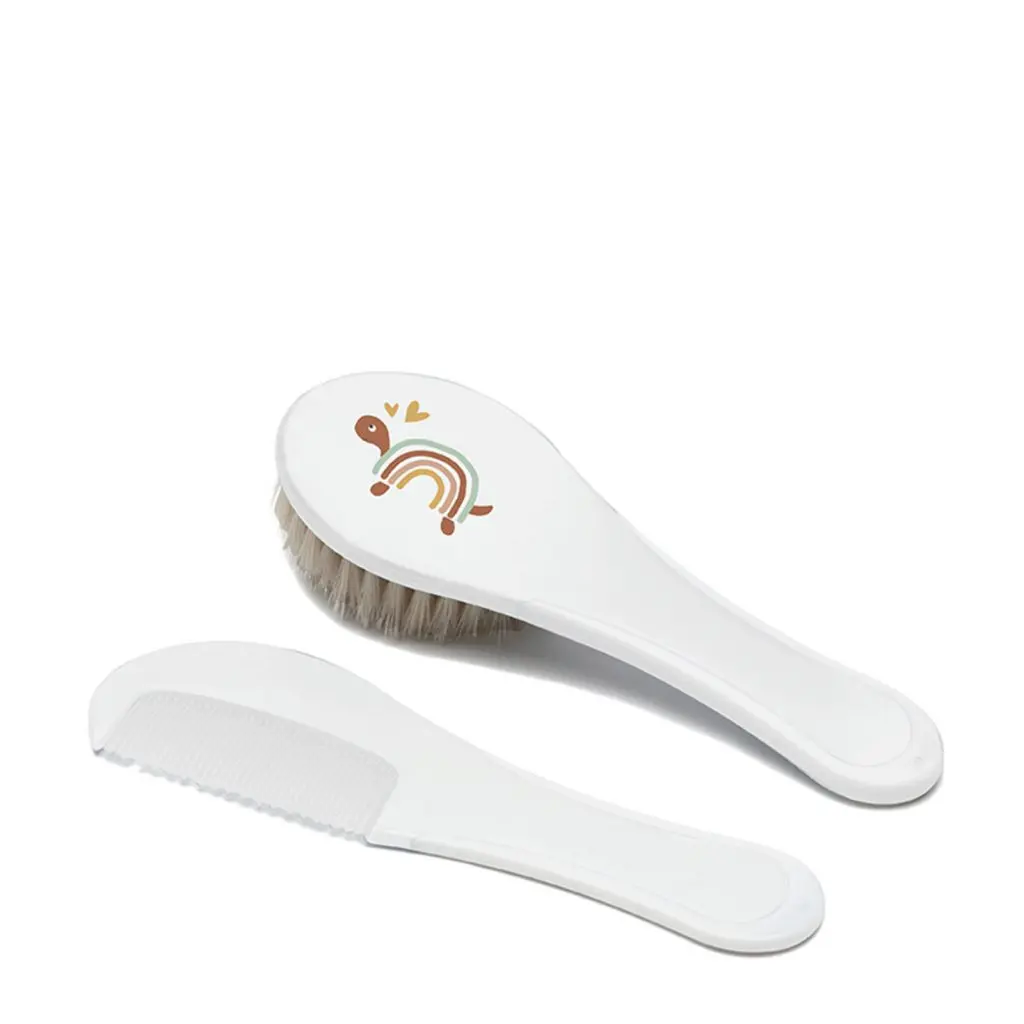 Brosse et peigne Jungle Friends | Blanc
