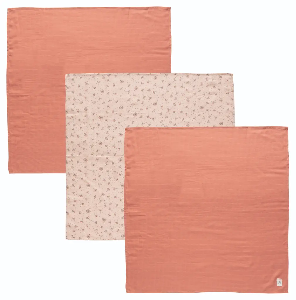 Doeken Tetra 3 Stuks 70x70cm Fabulous Wish Pink | Roze