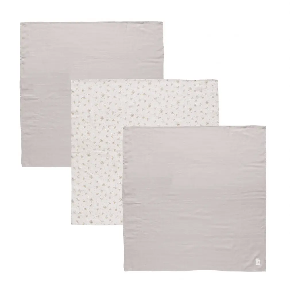 Lingettes Hydrophile 70x70cm 3 Pièces Fabulous Wish Grey | Gris