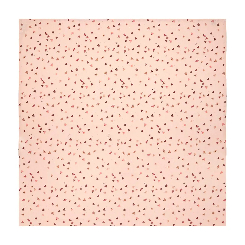 Cloth Muslin 110x110cm Sweet Butterfly | Pink