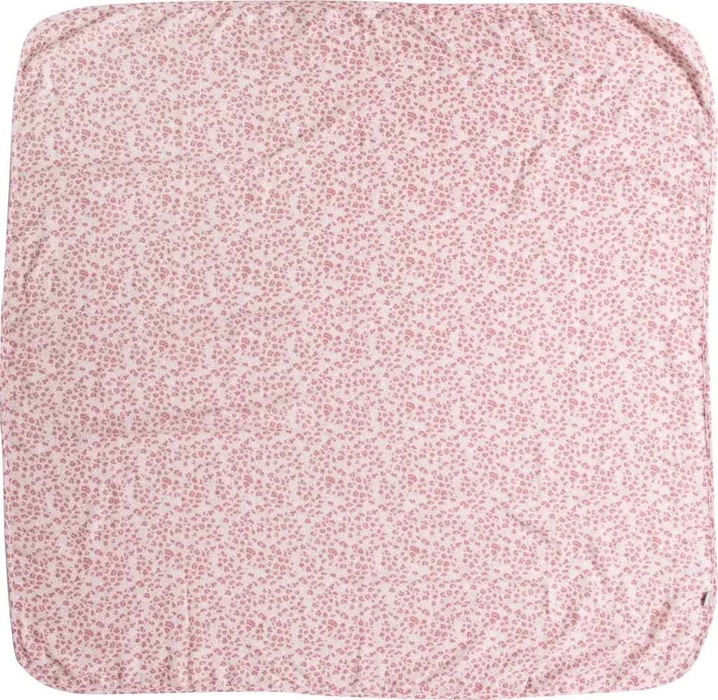 Lingette Hydrophile 110x110 cm Leopard Pink | Rose