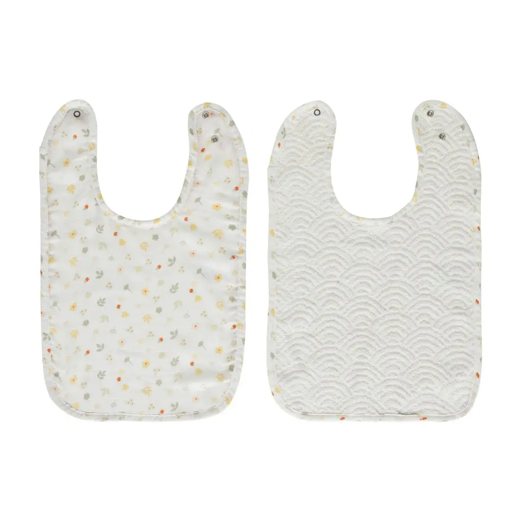 Bavoirs 2 Pièces Bohemian Garden | Offwhite