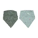 Bandana Slabben 2 Stuks Ocean Vibes | Groen