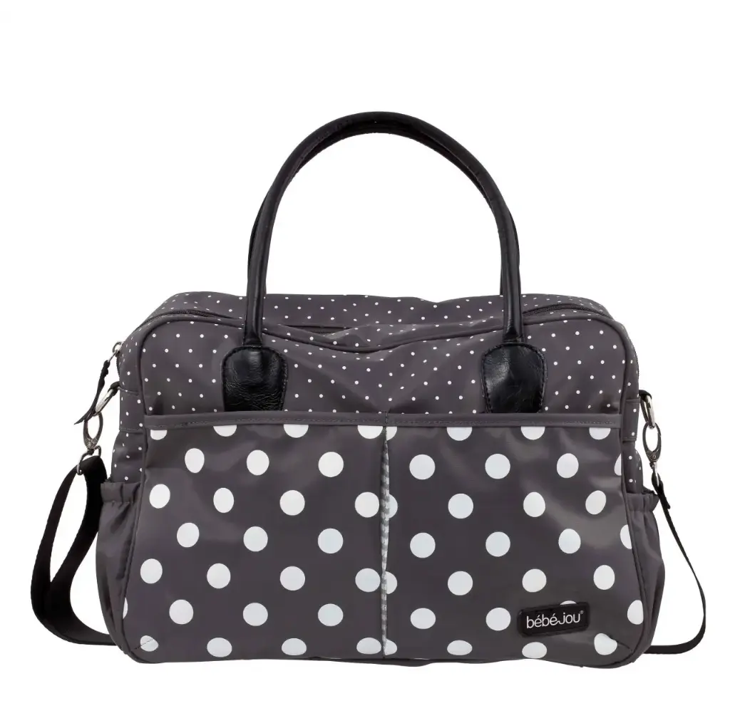 Diaper bag Grey Dots | Anthracite