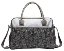 Diaper bag Paisley | Anthracite