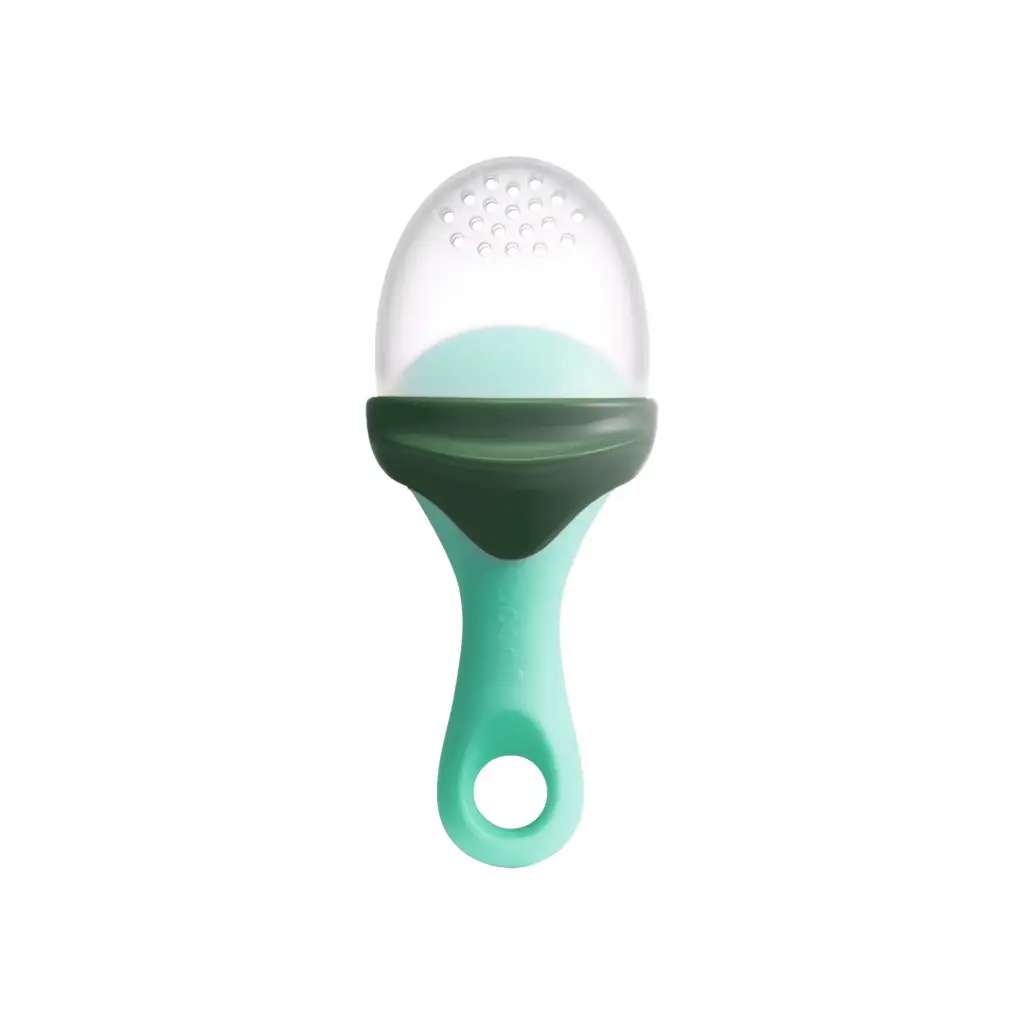 Silicon feeder Pulp Grey/Mint | Mint