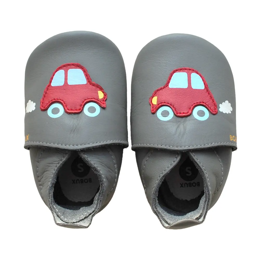 Soft Soles Racing Car Grey/Red | Anthracite