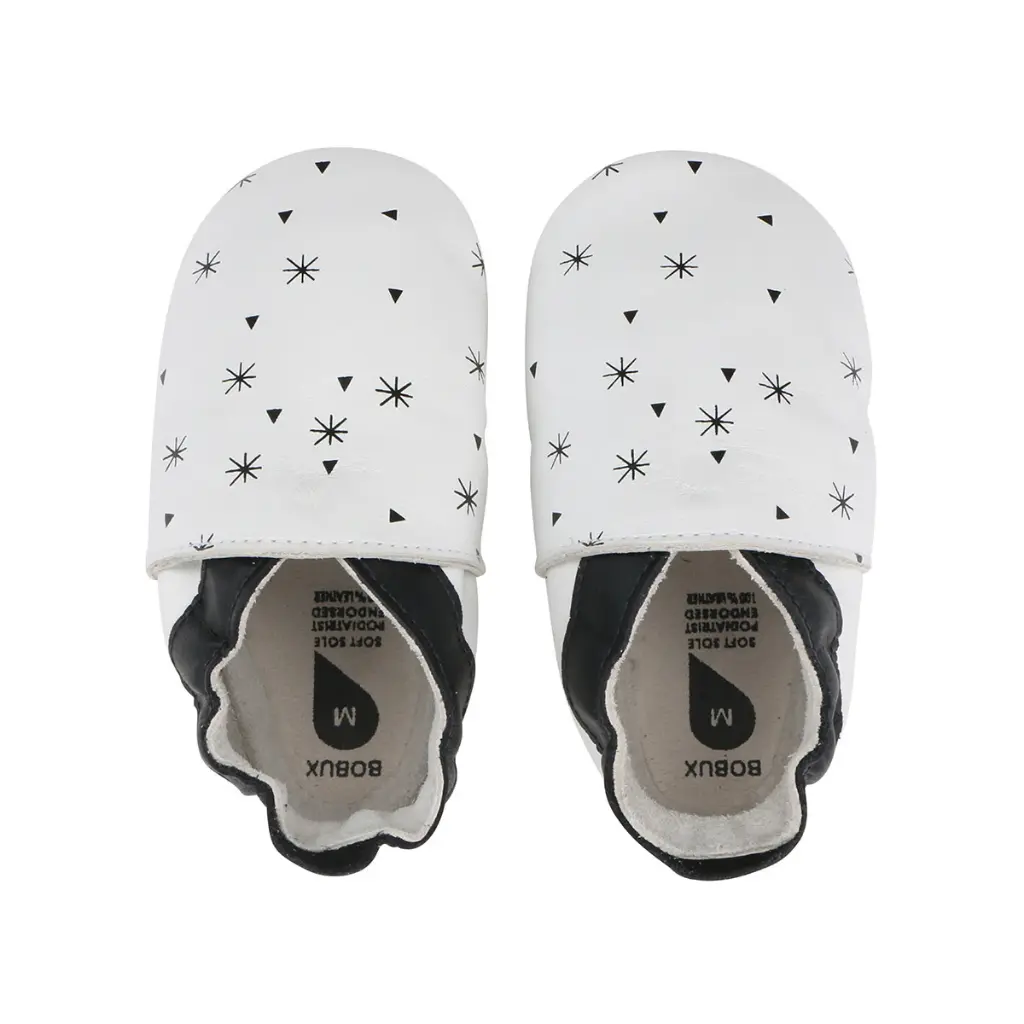 Soft Soles Snowflakes White | Wit