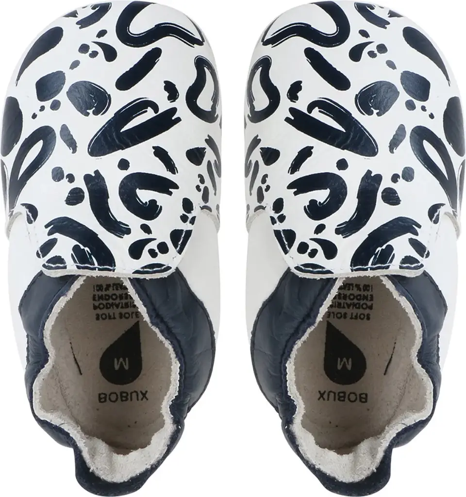 Soft Soles Abstract Navy/White | Wit
