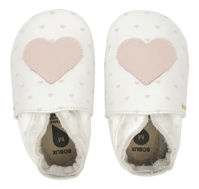 Soft Soles Hearts White/Blossom | Wit