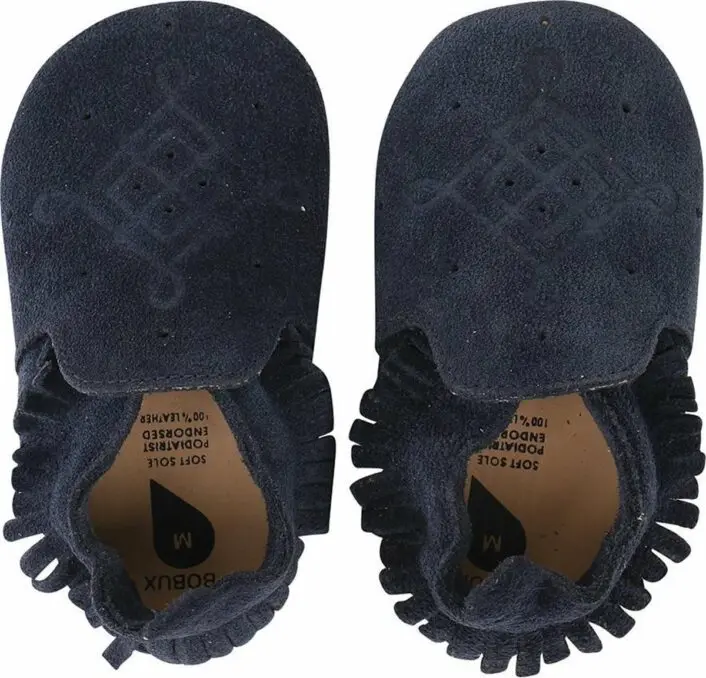 Soft Soles Suede Moccasin Navy | Blauw