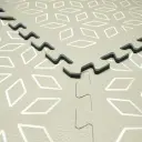 Puzzeltegels 6 Stuks 120x180cm Geometric Pistachio | Groen
