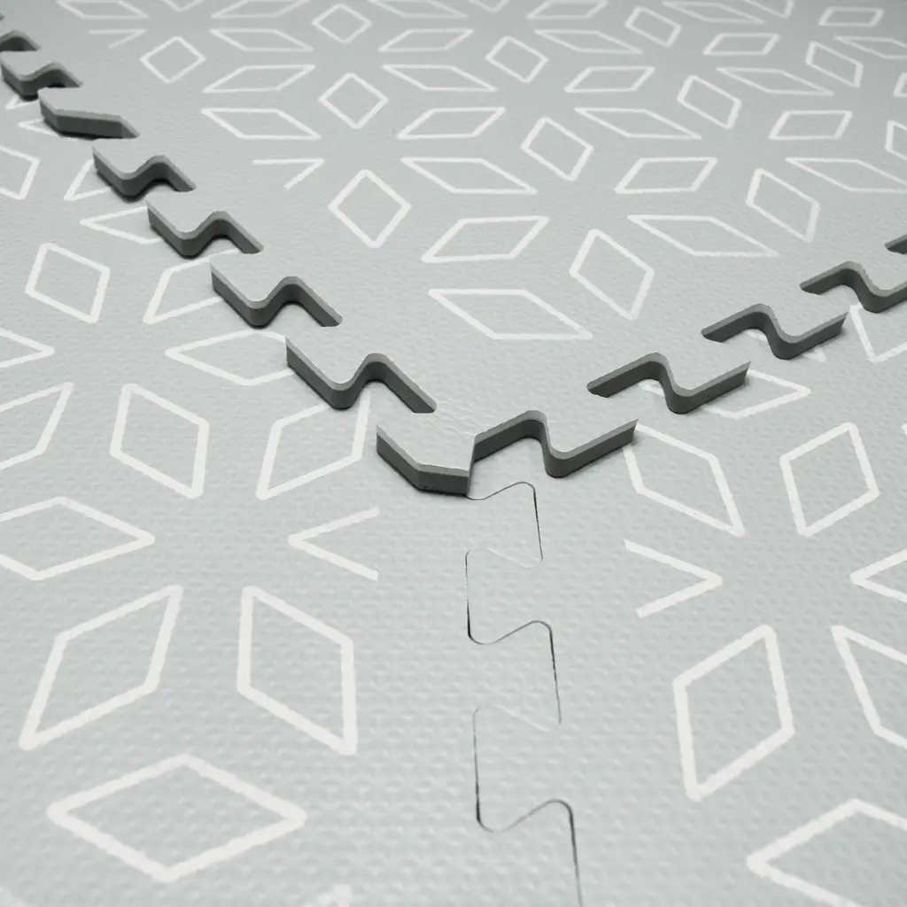 Puzzle tiles 6 Pieces 120x180cmGeometric Grey | Grey