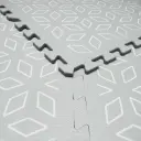 Tapis-puzzle 6 Pièces 120x180cm Geometric Grey | Gris