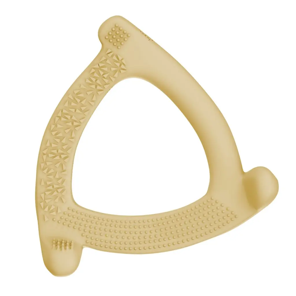Bijtring Silicone Soft Yellow | Geel