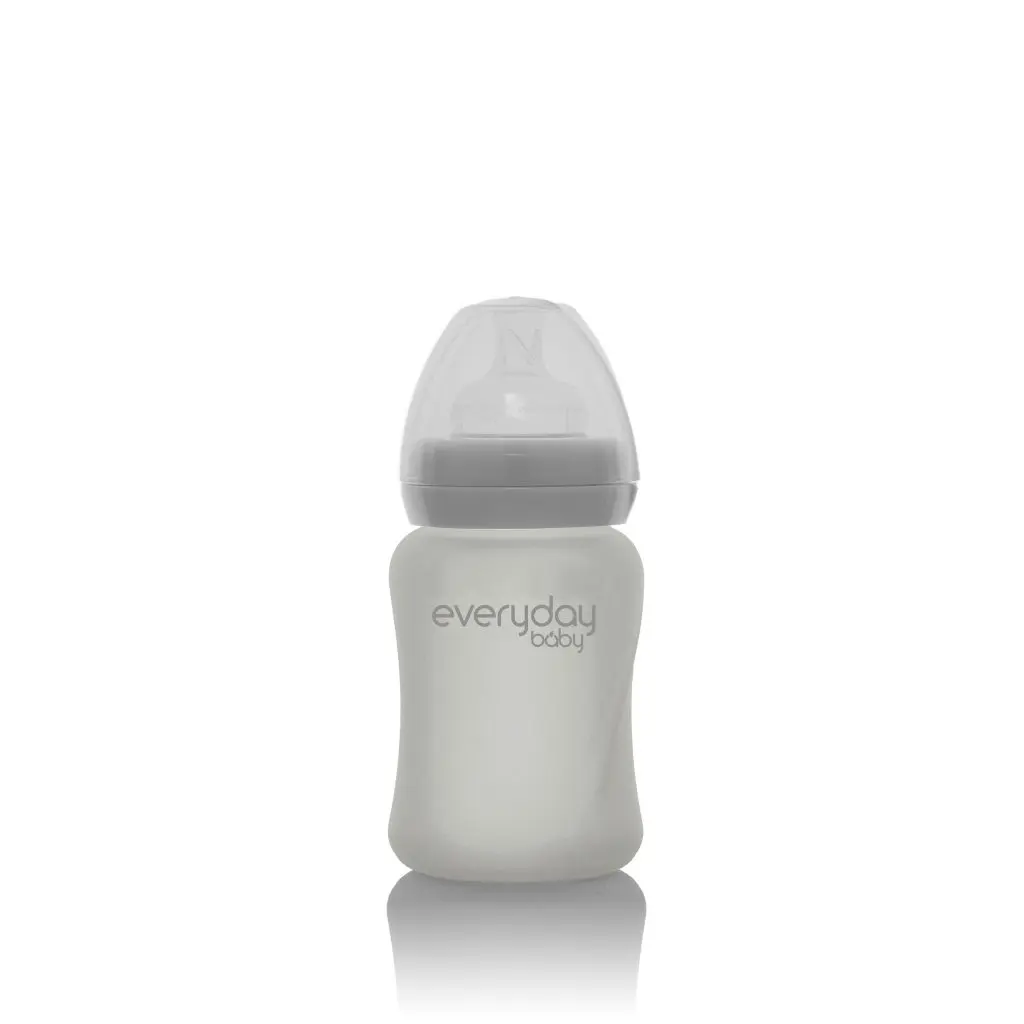 Biberon Verre 150ml Quiet Grey | Gris