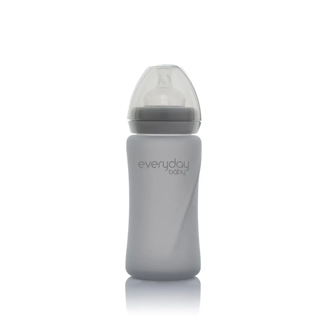 Biberon Verre 240ml Quiet Grey | Gris