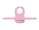 Bavoir Silicone Purple Rose | Rose