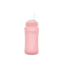 Beker Met Rietje Glas 240ml Rose Pink | Roze