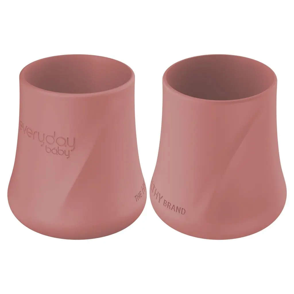 Gobelet Silicone 2 Pieces Nature Red | Rouge