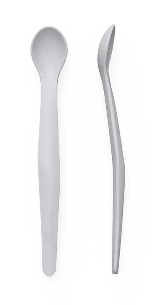 Lepels Silicone 2 Stuks Quiet Grey | Grijs