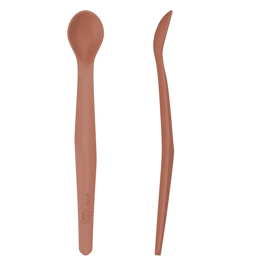 Cuillère Silicone 2 Pièces Nature Red | Rouge