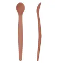 Lepels Silicone 2 Stuks Nature Red | Rood