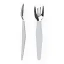 Couvert Acier inoxydable 2 Pieces Quiet Grey | Gris