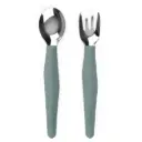 Stainless steel cutlery 2 Pieces Harmony Green | Green